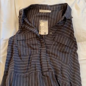 Never worn sleeveless collared dress